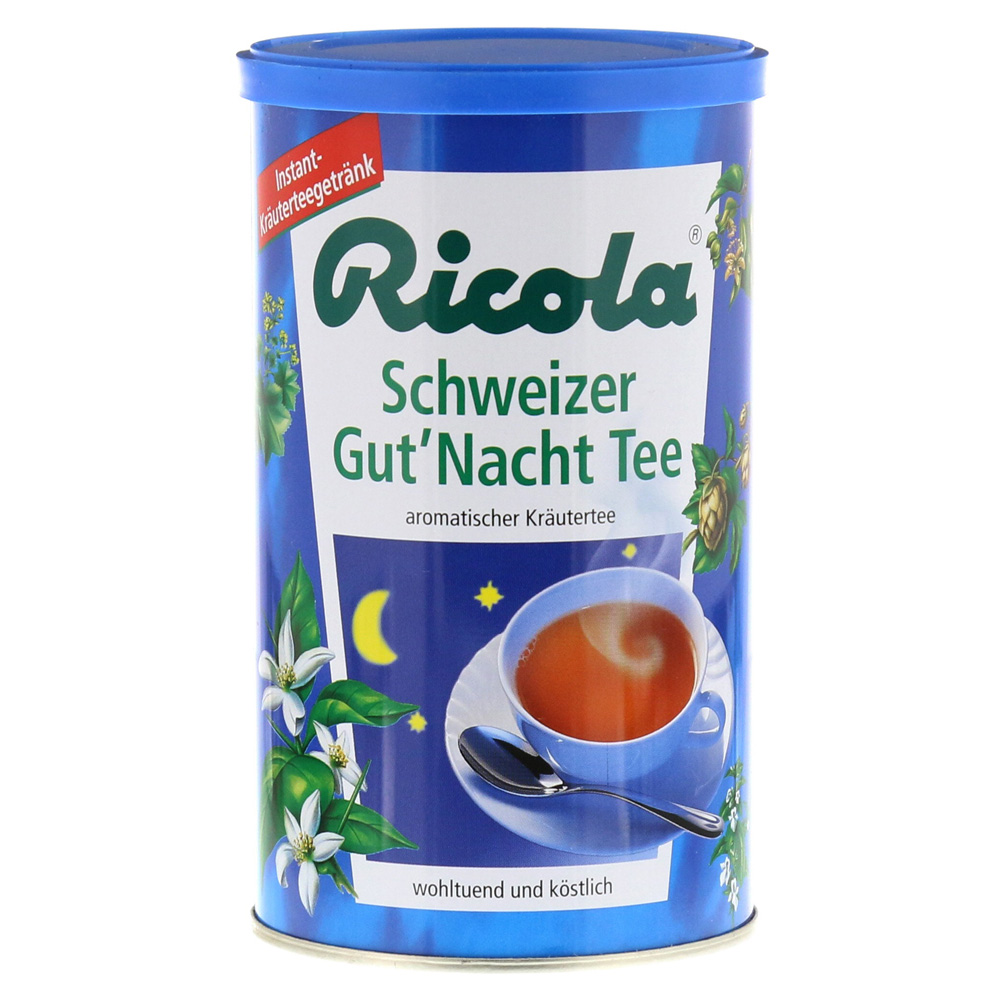 Ricola Herbal Good Night Tea Instant 200g 7oz Can Schweizer Gut