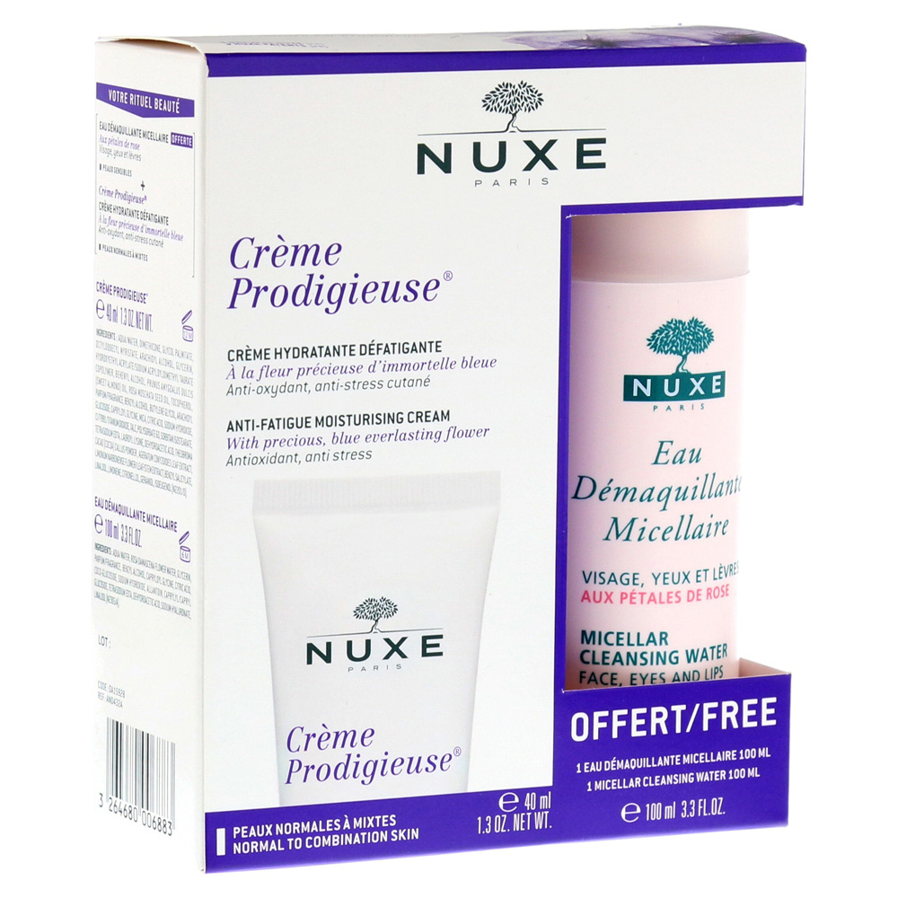 nuxe gesichtspflege nuxe set hydratation creme prodigieuse 1 packung