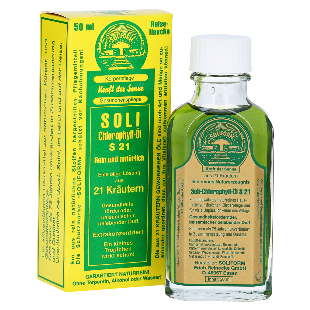 soli-chlorophyll-Öl s 21, 50 milliliter