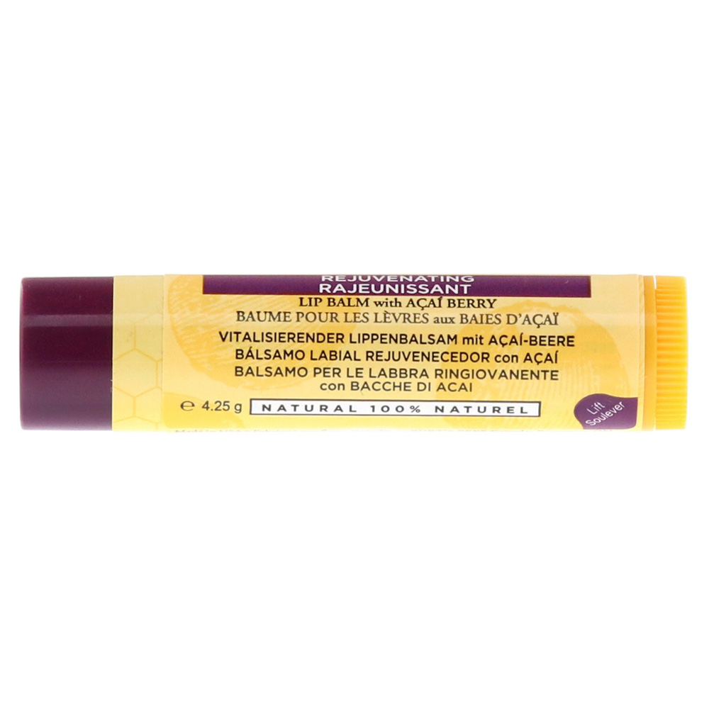bees rejuvenating lip balm stick acai berry 425 gramm - rechte seite