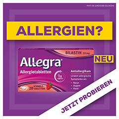 Allegra - schnell bei Heuschnupfen & ganzjhrigen Allergien 20 Stck N1 - Info 1