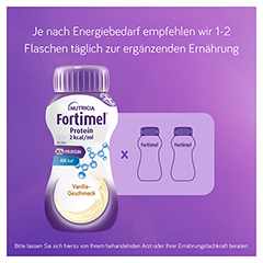 FORTIMEL Protein 2 kcal Vanillegeschm.Trinknahrung 4x200 Milliliter - Info 3