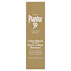 PLANTUR 39 Color Blond Phyto-Coffein-Shampoo 250 Milliliter - Vorderseite