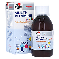 DOPPELHERZ Multi-Vitamine flssig family system 250 Milliliter