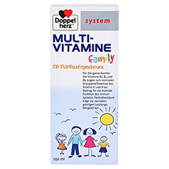 DOPPELHERZ Multi-Vitamine flssig family system 250 Milliliter - Vorderseite