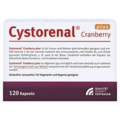 Cystorenal Cranberry plus Kapseln 120 Stck - Rckseite