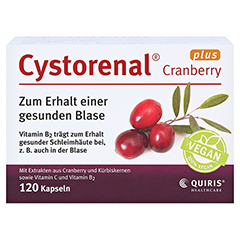 Cystorenal Cranberry plus Kapseln 120 Stck - Vorderseite