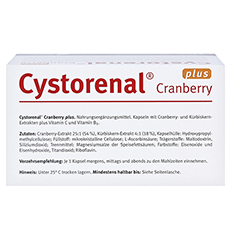 Cystorenal Cranberry plus Kapseln 120 Stck - Oberseite