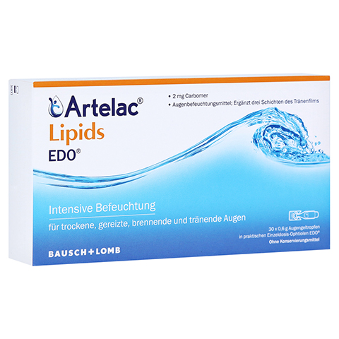 Artelac Lipids EDO Augengeltropfen fr stark trnende Augen 30x0.6 Gramm
