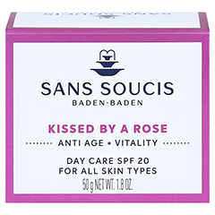 SANS SOUCIS KISSED BY A ROSE ANTI AGE Tagespflege LSF20 50 Milliliter - Rckseite