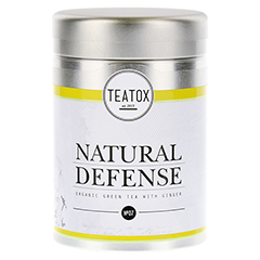 NATURAL DEFENSE Organic green Tea with Ginger Dose 70 Gramm