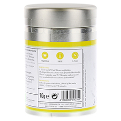 NATURAL DEFENSE Organic green Tea with Ginger Dose 70 Gramm - Rechte Seite