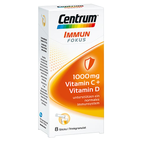 CENTRUM Fokus Immun 1000 mg Vitamin C+D Sticks 8 Stück