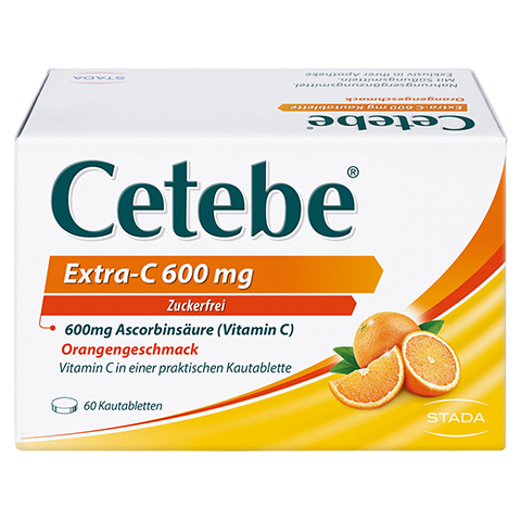 CETEBE Extra-C 600 mg Kautabletten 60 Stück