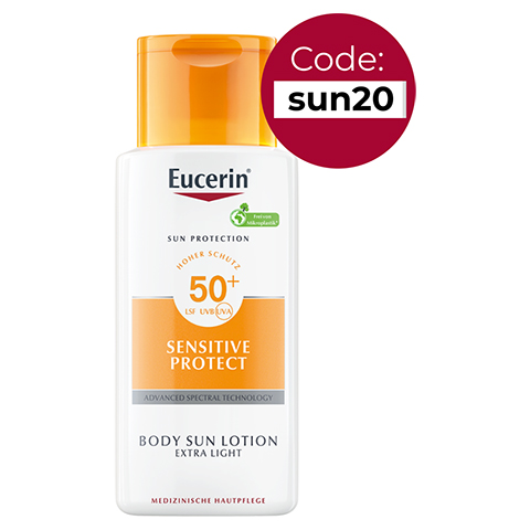 EUCERIN Sun Lotion extra leicht LSF 50 + gratis Eucerin Oil Control Body 50 ml 150 Milliliter
