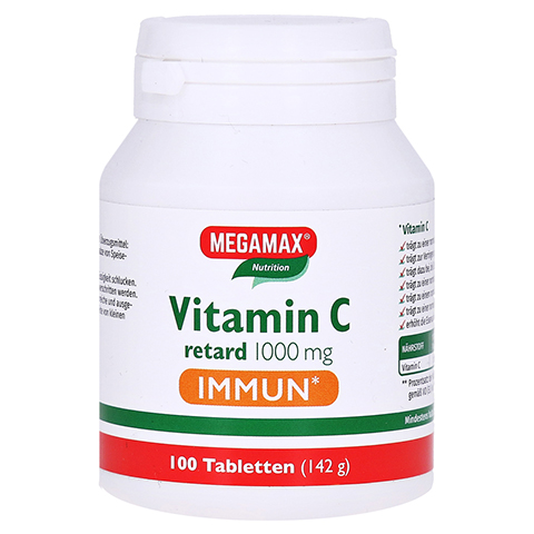 VITAMIN C RETARD 1.000 mg Immun Megamax Filmtabl. 100 Stck