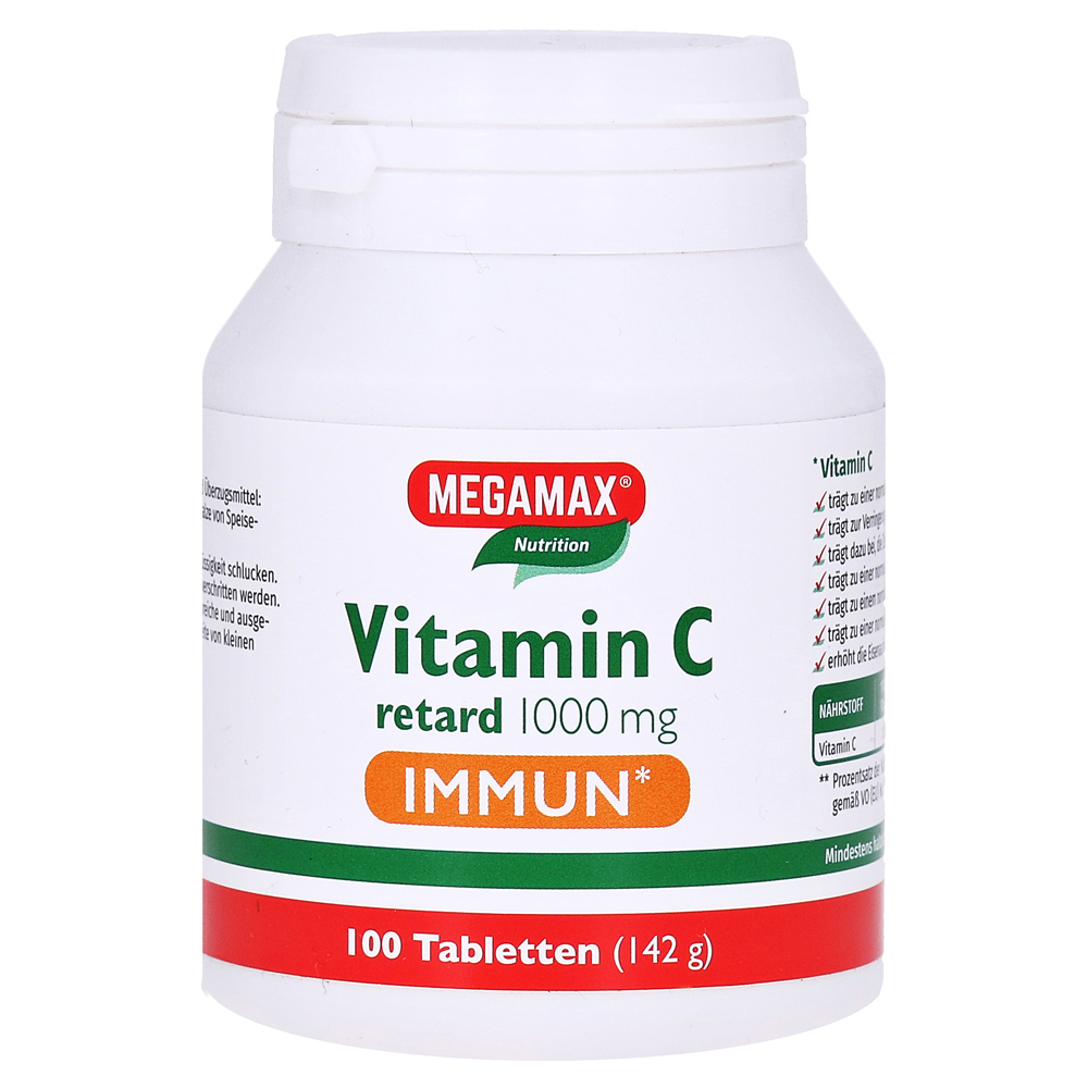 VITAMIN C RETARD 1.000 mg Immun Megamax Filmtabl. 100 Stück