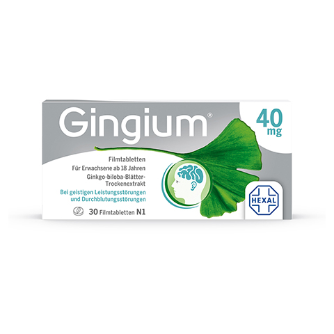 Gingium 40mg 30 Stück N1