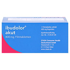 Ibudolor akut 400mg 50 Stück N3 - Oberseite