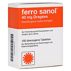 Ferro sanol 40mg Dragees 100 Stck N3