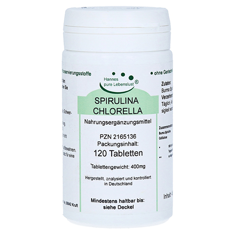 SPIRULINA+CHLORELLA Tabletten 120 Stck