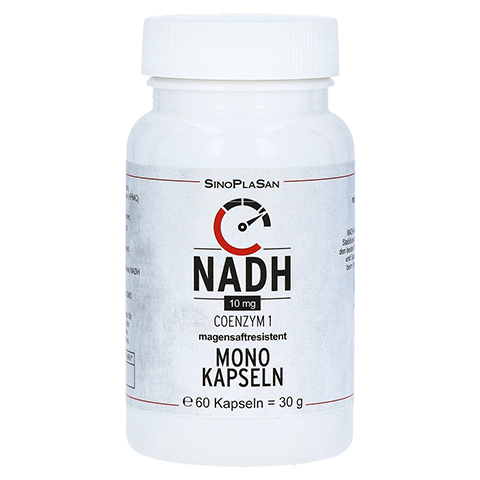 NADH 10 mg Coenzym 1 magensaftresistent Mono-Kaps. 60 Stck