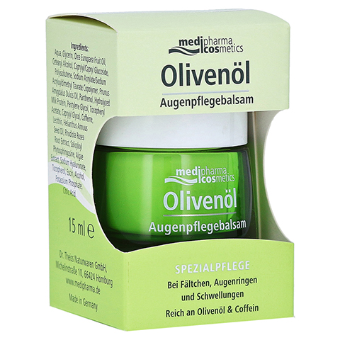 medipharma Olivenl Augenpflegebalsam 15 Milliliter