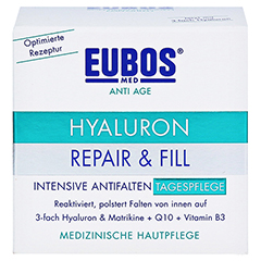EUBOS SENSITIVE Hyaluron Repair & Fill Creme 50 Milliliter - Vorderseite