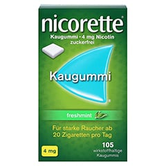 nicorette® 4mg freshmint 105 Stück - Vorderseite