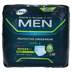 TENA MEN Level 4 Protective Underwear M/L 10 Stck - Vorderseite