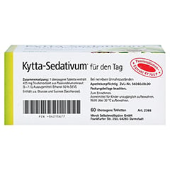 Kytta-Sedativum für den Tag 60 Stück - Rückseite