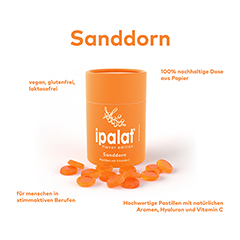 IPALAT Pastillen flavor edition Sanddorn 40 Stck - Info 1