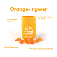 IPALAT Pastillen flavor edition Orange-Ingwer 40 Stck - Info 1