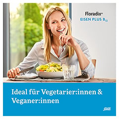 Floradix Eisen plus B12 vegan Kapseln 40 Stck - Info 1