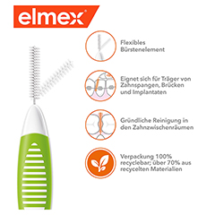 ELMEX Interdentalbrsten ISO Gr.5 0,8 mm grn 8 Stck - Info 2