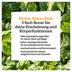 BIOTANICALS Biotin Selen Zink Kapseln 120 Stck - Info 3