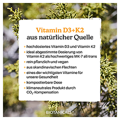 BIOTANICALS Vitamin D3+K2 Kapseln 150 Stück - Info 3