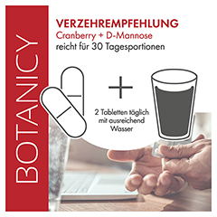 CRANBERRY+D-MANNOSE Tabletten 60 Stck - Info 3