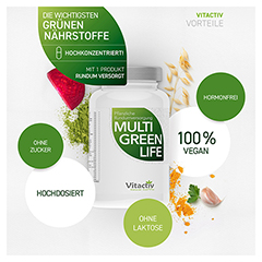 MULTI GREEN Life Vitamine & Mineralien Kapseln 90 Stck - Info 3
