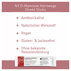 N1 D-Mannose Harnwege Direkt-Sticks 30 Stck - Info 4