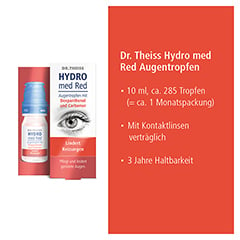 DR.THEISS Hydro med Red Augentropfen 10 Milliliter - Info 4