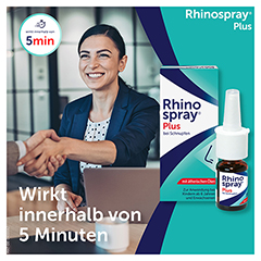Rhinospray Plus 10ml Nasenspray bei Schnupfen & verstopfter Nase 10 Milliliter N1 - Info 3