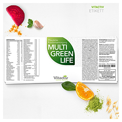 MULTI GREEN Life Vitamine & Mineralien Kapseln 90 Stck - Info 5