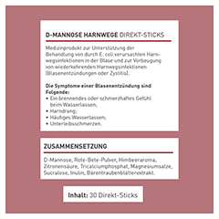 N1 D-Mannose Harnwege Direkt-Sticks 30 Stck - Info 5