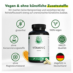 GREEN NATURALS liposomales Vitamin C 325 mg Kaps. 120 Stck - Info 6