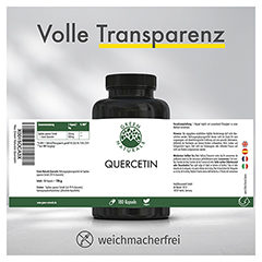GREEN NATURALS Quercetin 500 mg hochdosiert Kaps. 180 Stck - Info 6