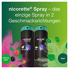 NICORETTE Fruit & Mint Spray 1 mg/Sprhsto NFC 2 Stck - Info 7