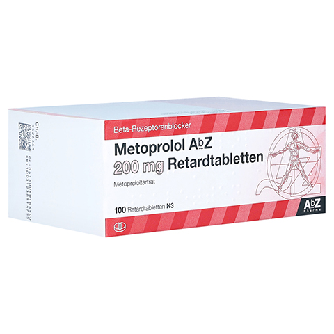 Metoprolol AbZ 200mg retard 100 Stck N3