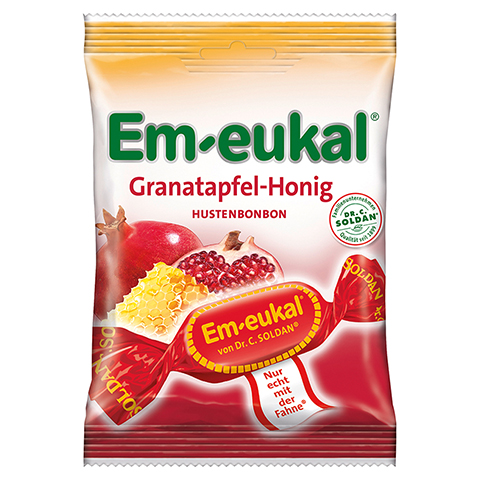 EM-EUKAL Bonbons Granatapfel-Honig zuckerhaltig 75 Gramm