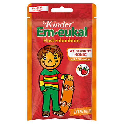 EM-EUKAL Kinder Bonbons Walderdbeere-Honig zh. 75 Gramm
